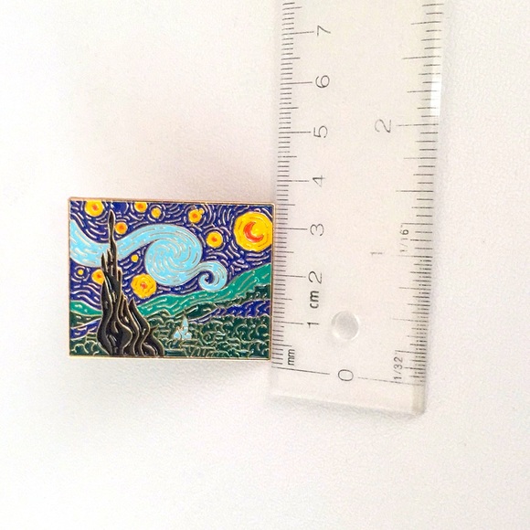 π50% OFF/3+...Van Gogh "Starry Night" Pin - Picture 6 of 8
